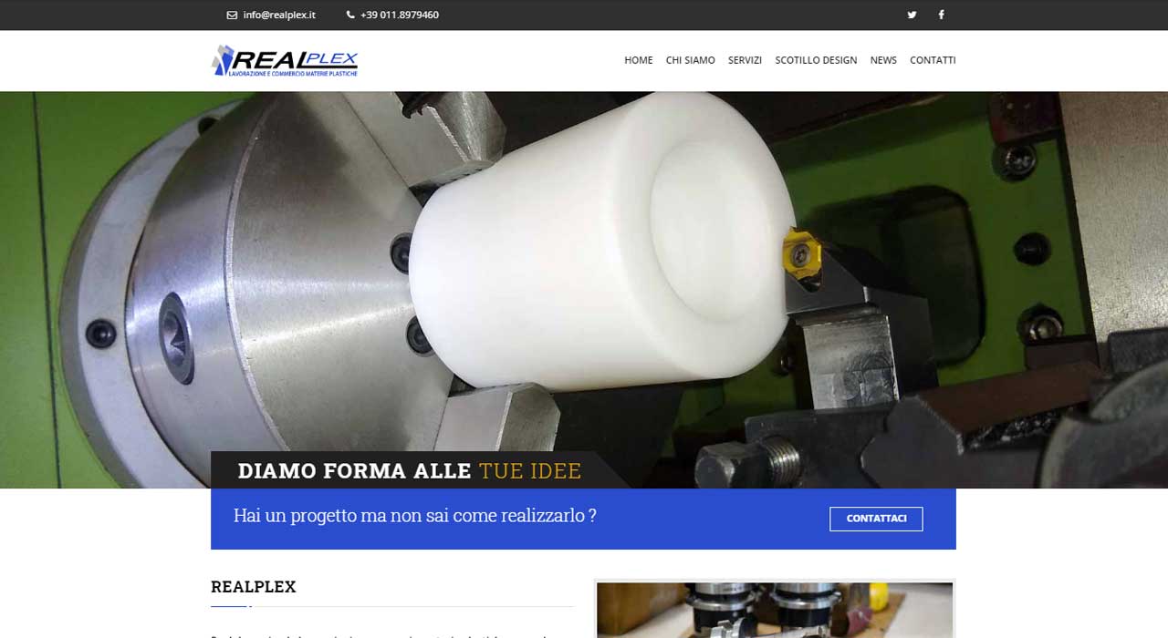 Disponibile Online il nuovo Sito Web! | RealPlex